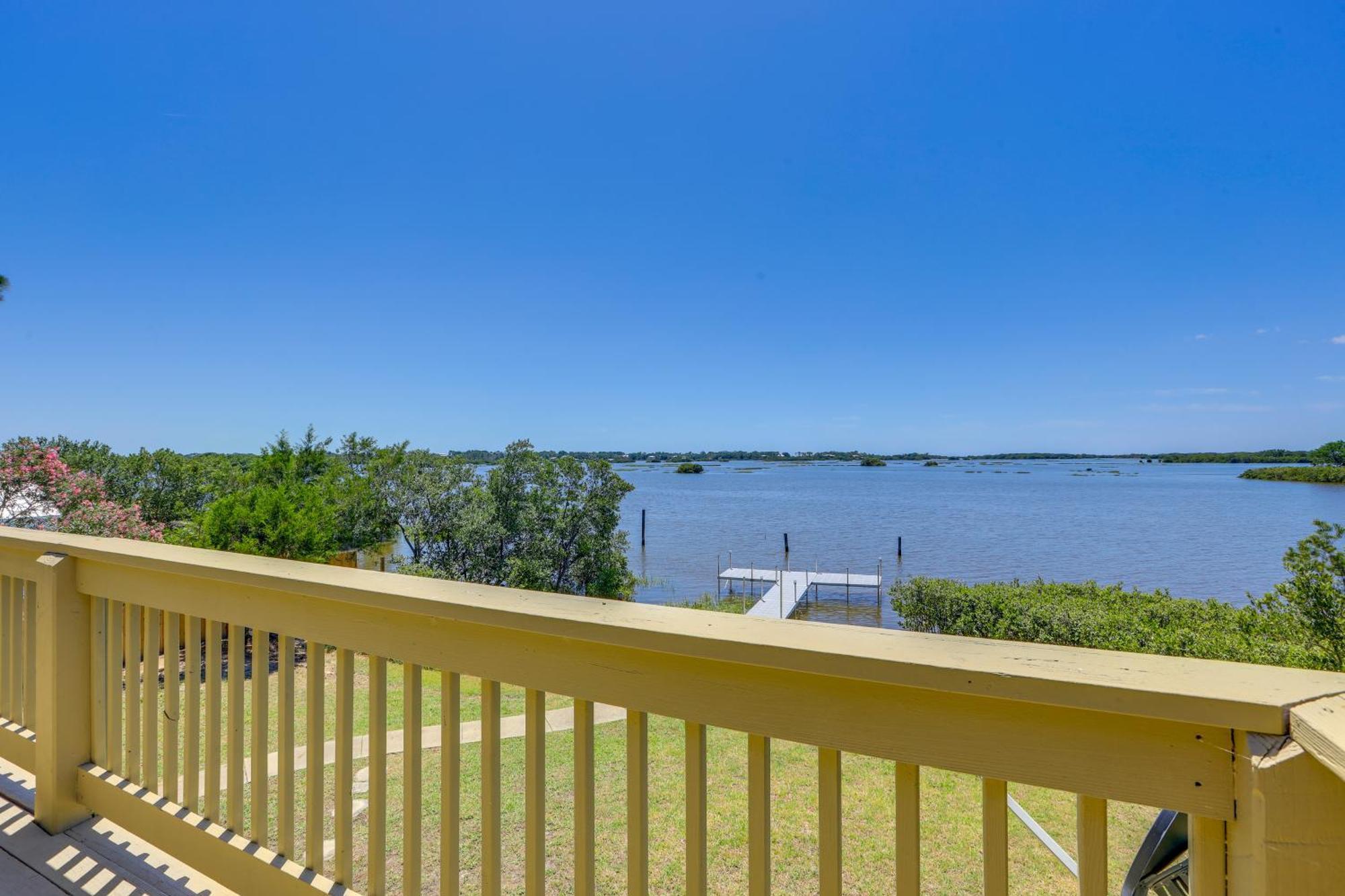 Waterfront Cedar Key Duplex Home Grill And Dock! Esterno foto