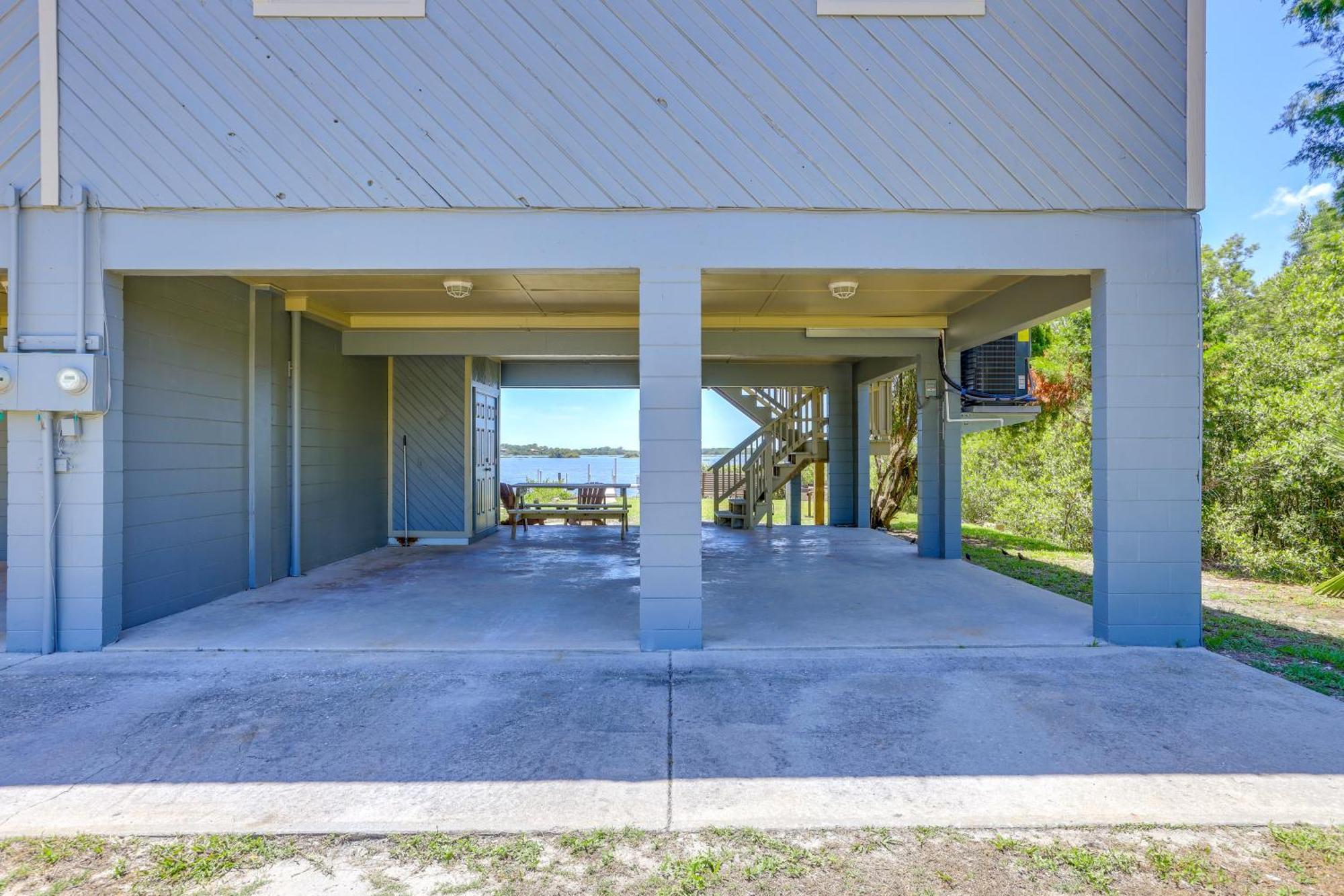 Waterfront Cedar Key Duplex Home Grill And Dock! Esterno foto